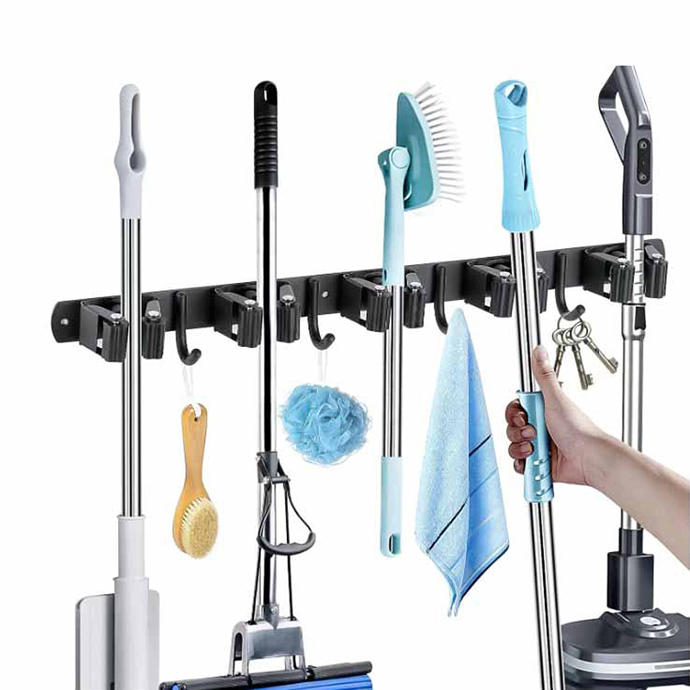 Workshop Tools On Wall - Wandmontage multifunctionele mop- en bezemhouder van