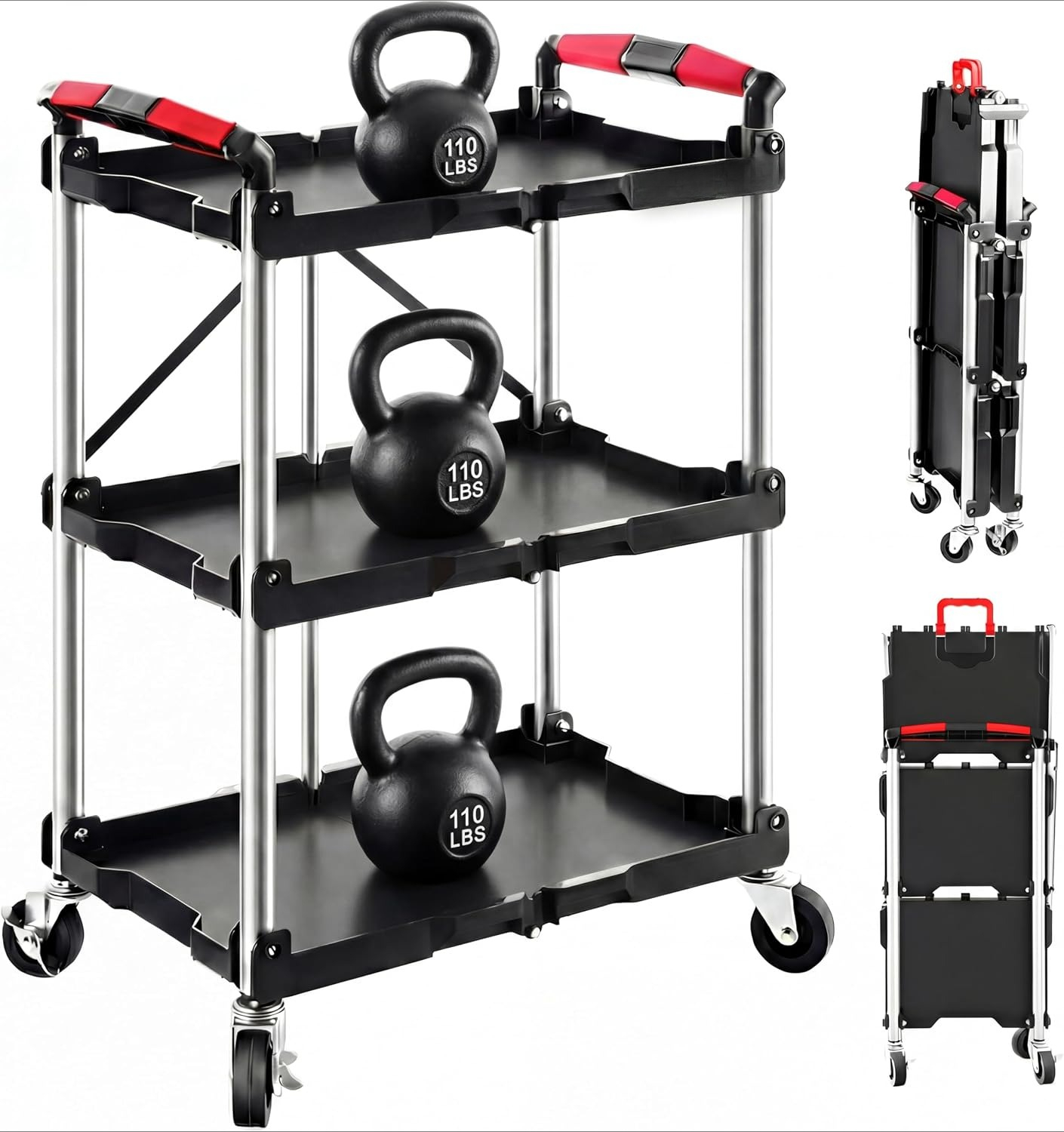 3-laags opvouwbare rollende we - Workshop Tools And Equipment recensie en prijs